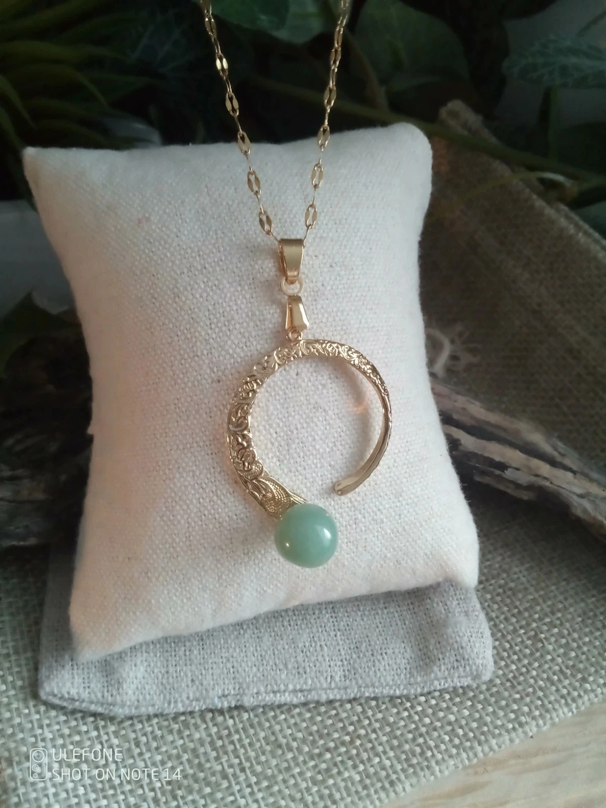 Collier pierre d'aventurine 💚.
